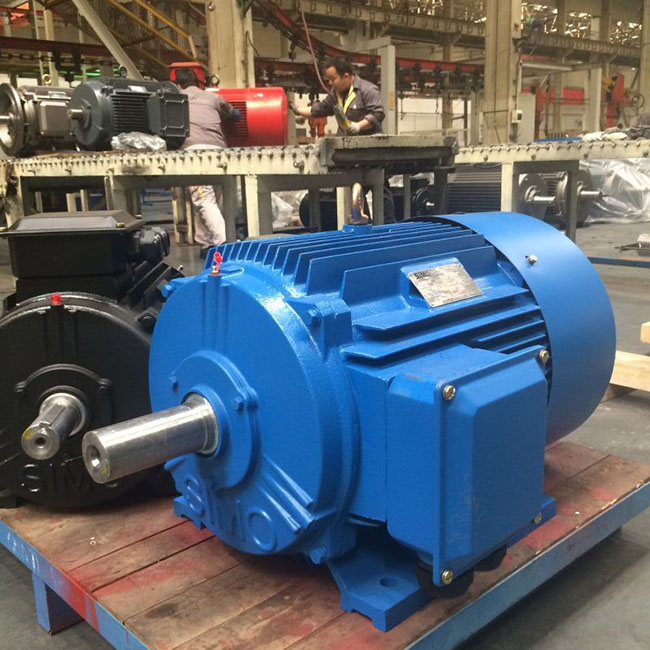 圖為西瑪電機生產的YEF2系列高效變頻電機照片 圖為西瑪電機生產的YEF2系列高效變頻電機照片